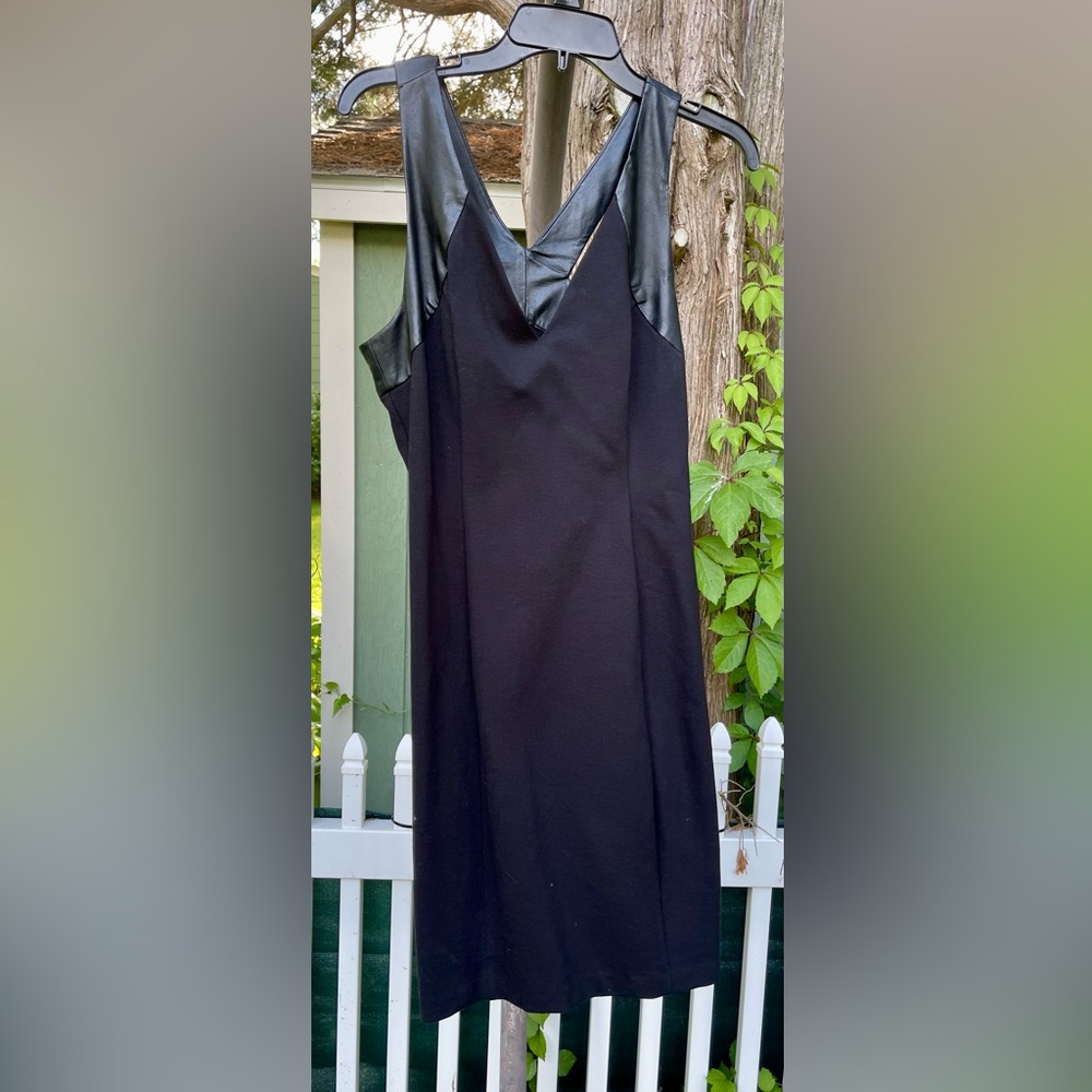 Guess, mini dress, leather. Perfect for date night